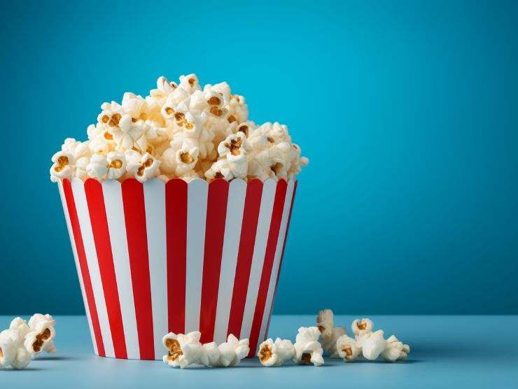 ciotola con popcorn